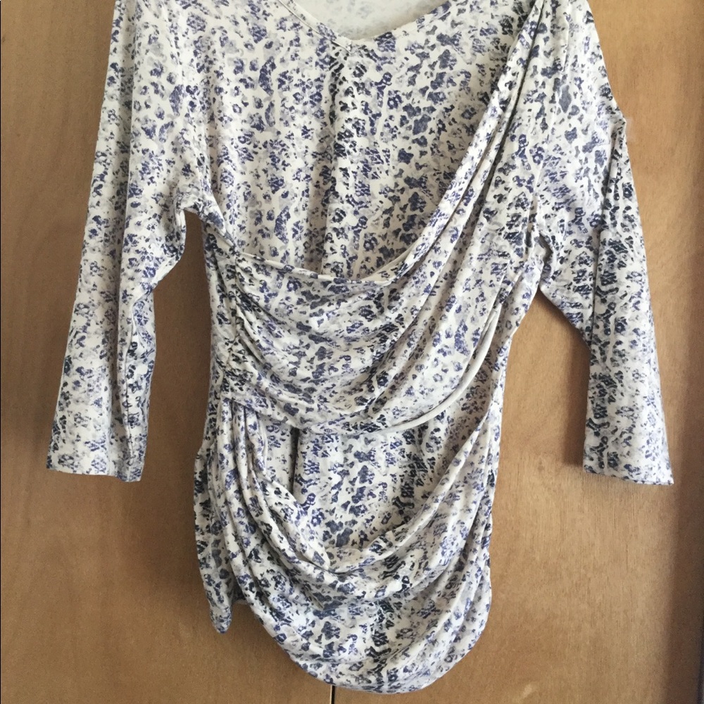 Cabi Faux Wrap Top XL